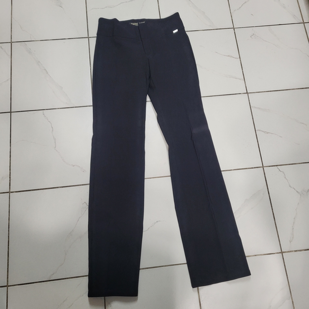 Guess Jeans Authentic Black Pants Size 28 Y2K Stretch
